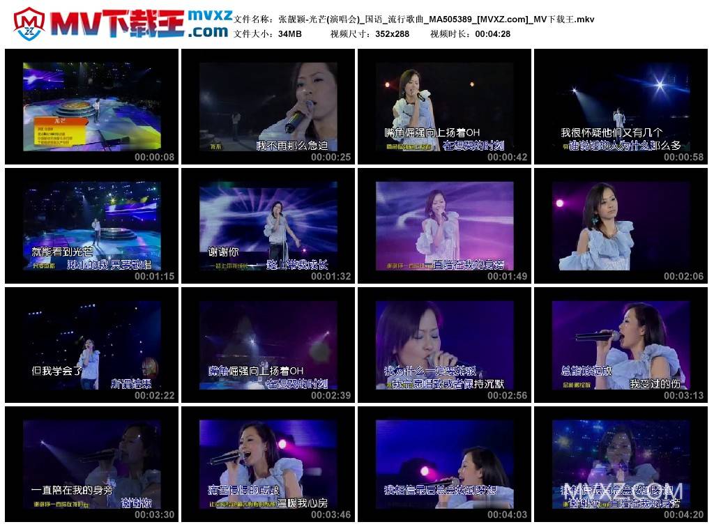 张靓颖-光芒(演唱会)_国语_流行歌曲_MA505389